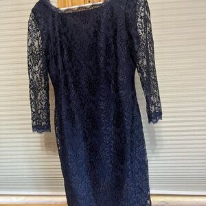 Simply Liliana Midnight Blue Lace Dress